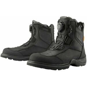 ICON - Motorcycle Gear Stormhawk WP Boots Black 43, 5 Topánky vyobraziť