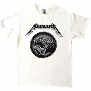 Metallica Tričko Black Album Poster Unisex White L vyobraziť