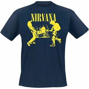 Nirvana Tričko Stage Unisex Navy Blue L vyobraziť