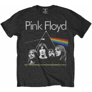 Pink Floyd Tričko Dark Side of the Moon Band & Pulse Unisex Charcoal Grey M vyobraziť