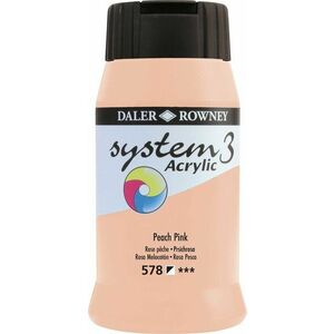 Daler Rowney System3 Akrylová farba Peach Pink 500 ml 1 ks vyobraziť