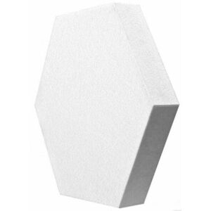 Mega Acoustic HexaPET 5 cm White Absorpčný penový panel vyobraziť