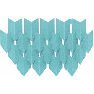 Mega Acoustic DART-PET 12 Pieces Turquoise Absorpčný penový panel vyobraziť