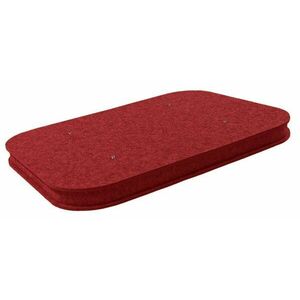 Mega Acoustic AcouCloud Flat PET 7 cm Dark Red Absorpčný penový panel vyobraziť