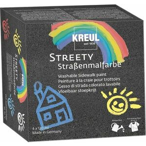 Kreul Streety Starter Set Kriedy 4 x 120 ml vyobraziť