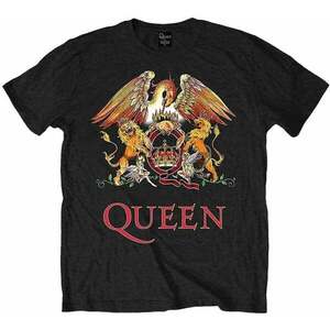 Queen Tričko Classic Crest Unisex Black S vyobraziť