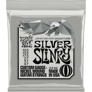 Ernie Ball John Mayer Silver Slinky Nickel Wound Electric Guitar Strings Struny pre elektrickú gitaru vyobraziť