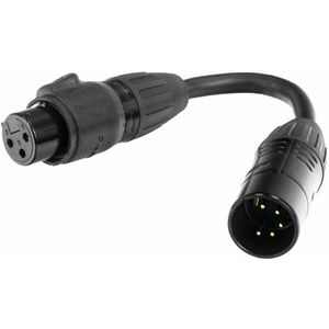 Accu Cable 5-pin M to 3-pin FM IP65 Kábel k DMX svetlu vyobraziť