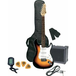 GEWA E-Guitar RC-100 Set 3-Tone Sunburst Elektrická gitara vyobraziť