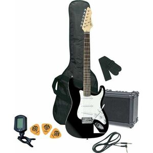 GEWA E-Guitar RC-100 Set Black Elektrická gitara vyobraziť