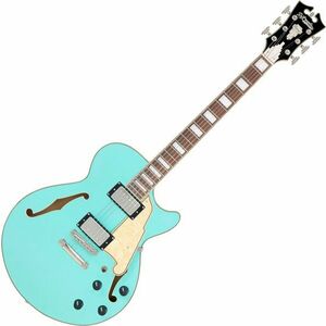 D'Angelico Premier SS Surf Green Semiakustická gitara vyobraziť