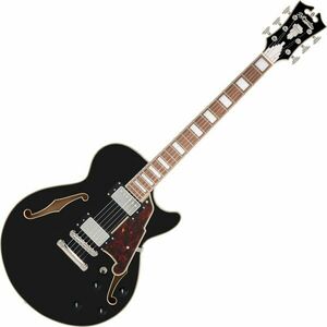 D'Angelico Premier SS Solid Black Semiakustická gitara vyobraziť