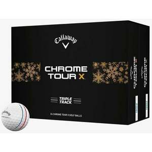 Callaway Chrome Tour X White Triple Track Golfové lopty vyobraziť