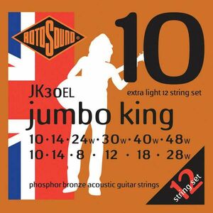 Rotosound JK30EL Jumbo King Struny pre akustickú gitaru vyobraziť