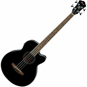 Ibanez AEB8E-BK Black Akustická basgitara vyobraziť