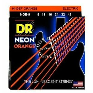 DR Strings NOE-9 Neon Struny pre elektrickú gitaru vyobraziť