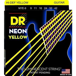 DR Strings NYE-9 Neon Struny pre elektrickú gitaru vyobraziť