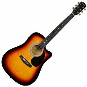 Fender Squier SA-105CE Sunburst Elektroakustická gitara Dreadnought vyobraziť