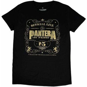 Pantera Tričko 101 Proof Unisex Black M vyobraziť