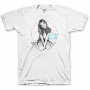 Britney Spears Tričko Classic Circle Unisex White L vyobraziť