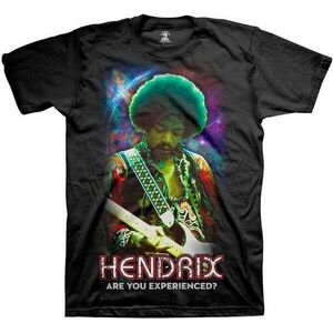 Jimi Hendrix Tričko Cosmic Unisex Black 2XL vyobraziť