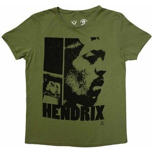 Jimi Hendrix Tričko Let Me Live Womens Khaki Green XL vyobraziť