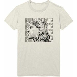 Kurt Cobain Tričko Contrast Profile Unisex Natural L vyobraziť