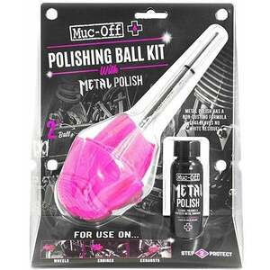 Muc-Off Polishing Ball Kit with Metal Polish 50ml Moto kozmetika vyobraziť