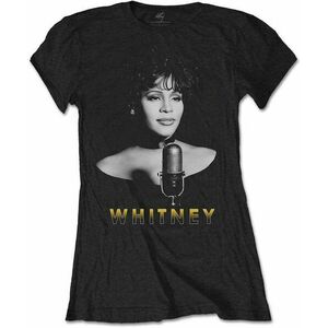 Whitney Houston Tričko Black & White Photo Womens Black L vyobraziť