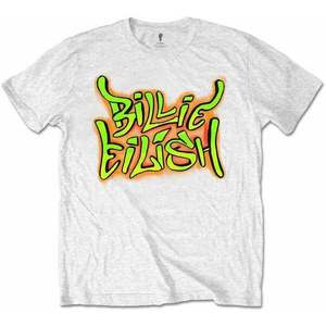 Billie Eilish Tričko Graffiti Unisex White M vyobraziť