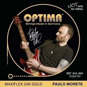 Optima 12028-PM 24K Gold Electrics Maxiflex Paolo Morete Signature Struny pre elektrickú gitaru vyobraziť