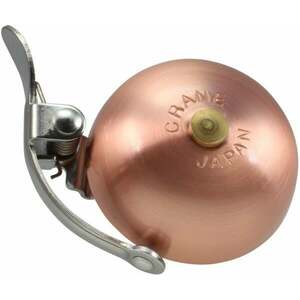 Crane Bell Mini Suzu Brushed Copper 45 mm Cyklistický zvonček vyobraziť