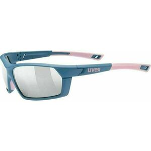 UVEX Sportstyle 225 Blue Mat Rose/Mirror Silver Cyklistické okuliare vyobraziť