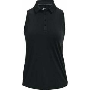 Under Armour Zinger Womens Sleeveless Black/Metallic Silver L Polo košeľa vyobraziť