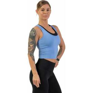 Nebbia Sporty Slim-Fit Crop Tank Top Light Blue XS Fitness tričko vyobraziť