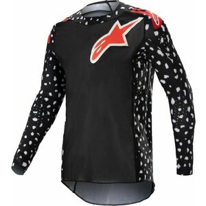 Alpinestars Supertech North Jersey Black/Neon Red S Motokrosový dres vyobraziť