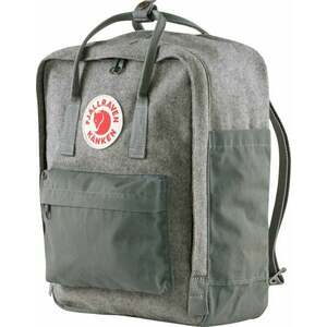 Fjällräven Kånken Re-Wool Ruksak Granite Grey 16 L vyobraziť