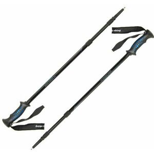 Viking Kalio Black/Blue 65 - 135 cm Turistické palice vyobraziť