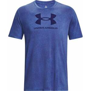 Under Armour Men's UA Wash Tonal Sportstyle Sonar Blue Medium Heather/Sonar Blue S Fitness tričko vyobraziť