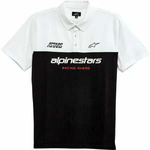 Alpinestars Paddock Polo Black/White M Tričko vyobraziť