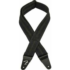 Fender Wrangler Denim Strap Gitarový pás Washed Black Stitch vyobraziť