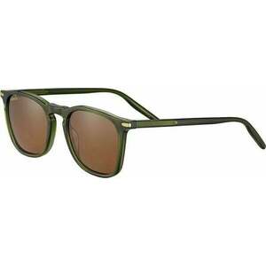 Serengeti Delio Shiny Crystal Khaki/Mineral Polarized Drivers Lifestyle okuliare vyobraziť