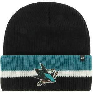 San Jose Sharks Split Cuff Knit Black UNI Čiapka vyobraziť