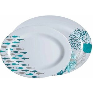 Marine Business Coastal Serving Platters 2 Tanier vyobraziť