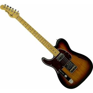 G&L Tribute ASAT Classic Bluesboy LH 3-Tone Sunburst Semiakustická gitara vyobraziť