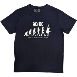 AC/DC Tričko Evolution of Rock Unisex Navy Blue S vyobraziť