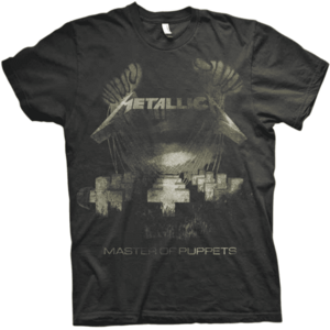 Metallica Tričko Master of Puppets Distressed Unisex Black M vyobraziť