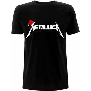 Metallica Tričko Santa Hat Logo Unisex Black M vyobraziť