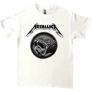 Metallica Tričko Black Album Poster Unisex White S vyobraziť