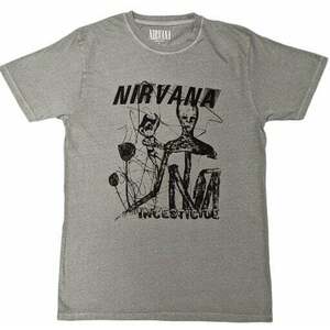 Nirvana Tričko Incesticide Stacked Logo Unisex Green S vyobraziť